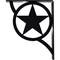 Ekena Millwork Austin Wrought Iron Bracket, (Triple center brace), Powder Coated Black 2"W x 10"D x 12"H BKTM02X10X12TAU - alternate 5